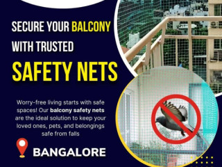 Stay Safe and Secure with Premium Balcony Safety Nets in Bangalore – Venky Safety Net!