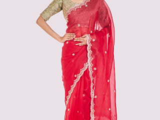 Designer Organza Sarees