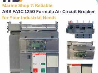 Marine Shop 7: Reliable ABB FA1C 1250 Formula Air Circuit Breaker for Your Industrial Needs