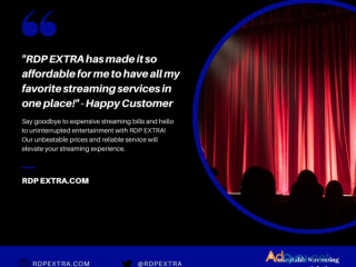 "Unlock Budget-Friendly Entertainment with Streaming RDP EXTRA: High-Quality Streaming at Unbeatable Prices!