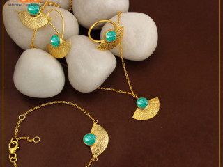 Stunning Amazonite Jewelry Set - Perfect for Summer