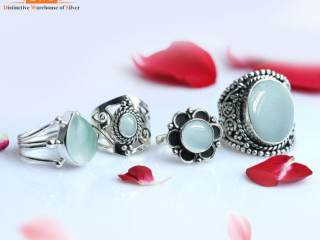 Stunning Aquamarine Rings Lot for Sale - Perfect for Silver Jewelry Collection