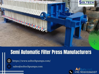 Semi Automatic Filter Press Manufacturers