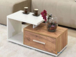 Living Room Decor With Wooden Console Table in Coimbatore
