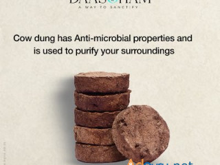 Pure cow dung cake