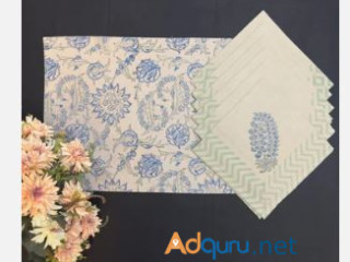 Dine in Style with Table Mat and Napkin Set in India