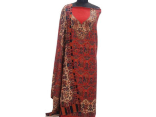 Kashmiri Woolen Unstitched Suit Material – Premium Winter Wear by Craft Kashmir