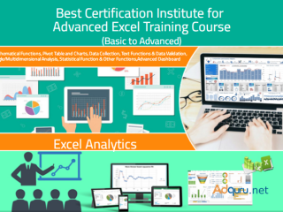 Microsoft Excel Certification Course in Delhi, 110007 with Free Python by SLA Consultants,100% Placement, Twice Your Skills Offer'24