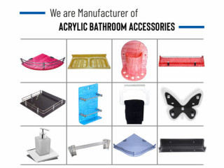 Acrylic Bathroom Accessories Manufacturers in Rajkot India