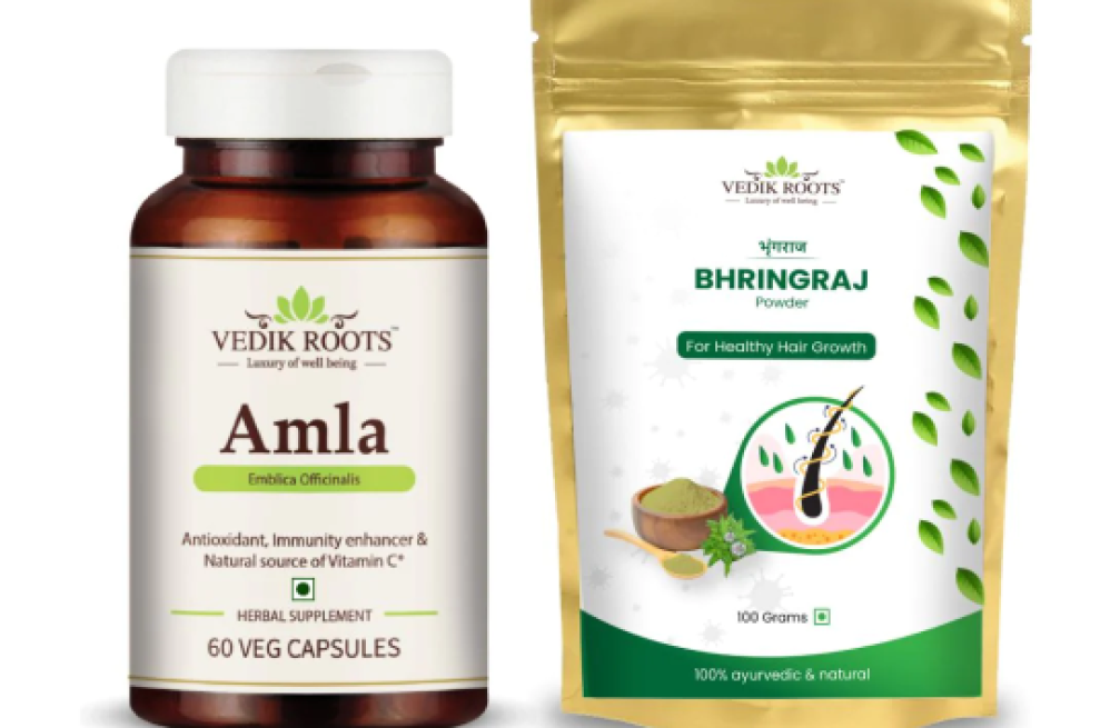 hair-nourishment-kit-bhringraj-powder-60-amla-capaules-big-0