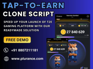 Level up your T2E gaming venture with our tap to earn clone script