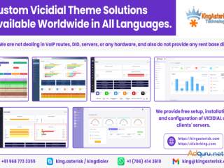 Custom Vicidial Theme Solutions available worldwide in all languages '