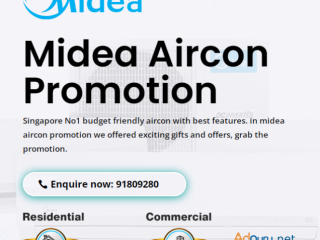 Midea Aircon Promotion Singapore