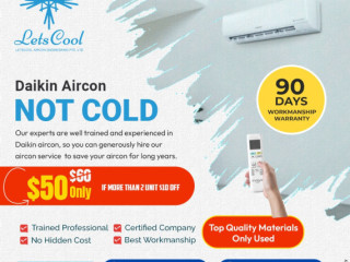 Daikin Aircon not cold