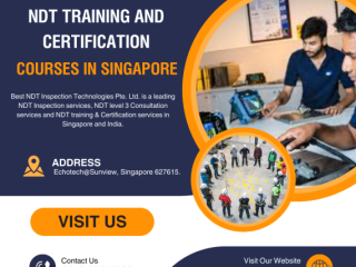 NDT Training and Certification Courses in Singapore| Best NDT Inspection