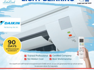 Daikin Aircon Light blinking