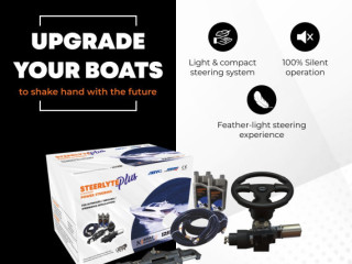 Power-Assisted Boat Steering System | Steerlyte Plus