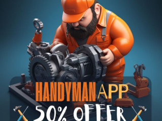 Save BIG on Your Handyman App! 50% OFF!**