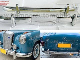 Mercedes Ponton W180 W128 (1954-1957) Bumpers 220A 220S stainless steel polished new