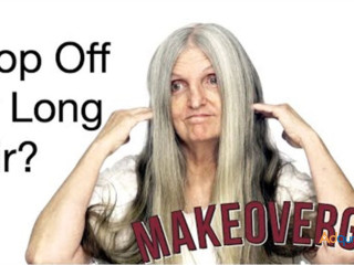 When is Long Hair Too Old? Stylish Hair Transformation with MAKEOVERGUY #longhairtransformation
