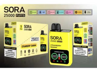 Komge SORA 5% Disposable Device - 25000 Puffs - 5 Pack