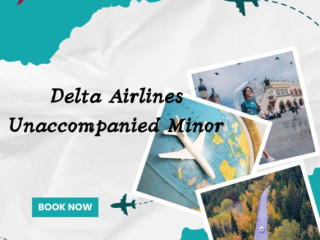 What is Delta's policy on unaccompanied minors?