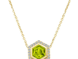 Buy Gold Peridot Necklace at Affordable Price