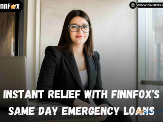 Instant Relief with FinnFox's Same Day Emergency Loans