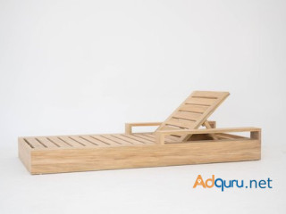 UBUD SUN LOUNGER WITH INDOOR FOAM AND OUTDOOR FABRIC