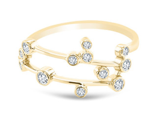 Gemini Engagement Rings at Best Price from Rekiya Designs