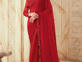 Find Your Perfect Red Saree at Mirraw Online Store