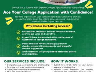 Ace Your College Application With Confidence,