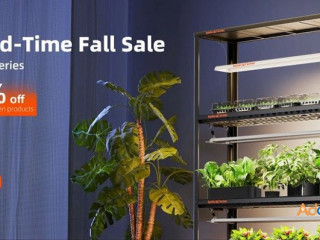 Limited Time Fall Sale on Garden Series from Spider Farmer!