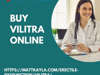 Vilitra (vardenafil) ED tablets at Mattkayla