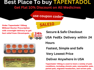 Tapentadol 100mg Order Online Overnight Delivery Without Prescription