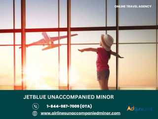 Can unaccompanied minors fly with JetBlue?