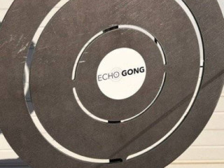 24" Circle Shooting EchoGong Steel Target | Durable AR500 Steel