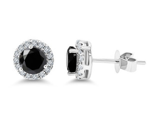 Shop Black Onyx Diamond Earrings for Women