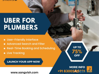 Launch Your On-Demand Plumbing Service with the Sangvish Uber for Plumbers Script