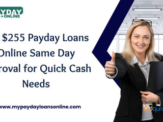 $255 Payday Loans Online in Minutes Same Day Payout