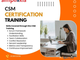 CSM Certification Training in USA - Simpliaxis