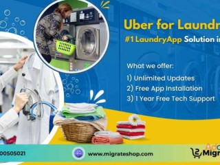 Launch Your Own Laundry App Like Uber with Migrateshop