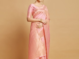 Buy Stunning Light Pink Sarees for Every Occasion at Mirraw