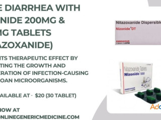 Buy Nitazoxanide (Alinia) – Effective Treatment for Parasitic Diarrhea | Giardia & Cryptosporidium