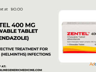 Treat Helminths (worm infection) with Zentel 400 | Available at onlinegenericmedicine.