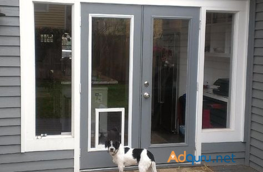 stylish-french-doors-with-pet-door-in-lewisville-tx-big-0