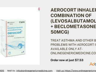 Treat Asthma with Aerocort Inhaler | Buy now at Onlinegenericmedicine.