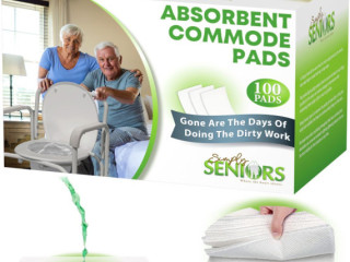 Commode Liners with Absorbent Pads