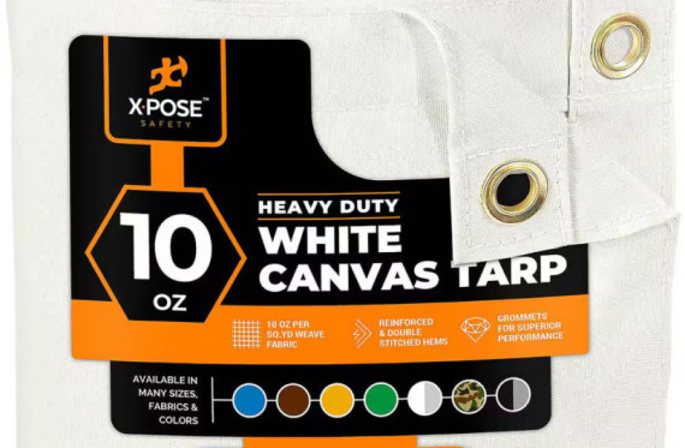 buy-heavy-duty-white-canvas-tarps-with-grommets-big-0